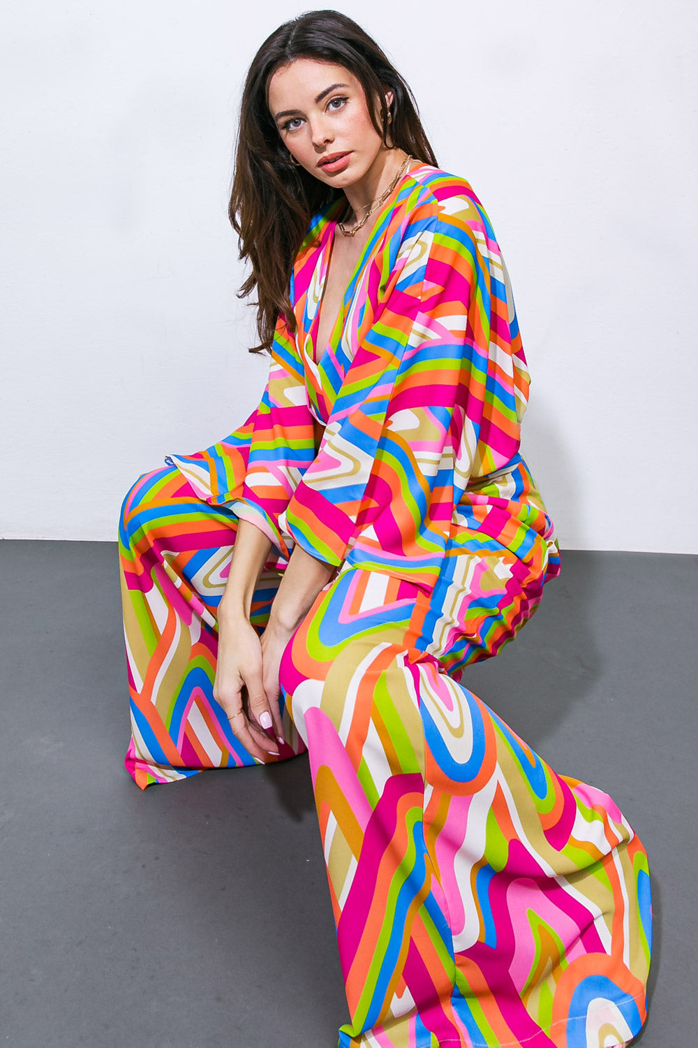 WORTH MY TIME WOVEN JUMPSUIT Flying Tomato